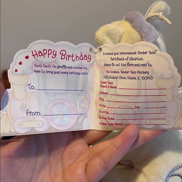 Precious Moments 6 years tender tails Plush Giraffe Toy - Picture 3 of 3